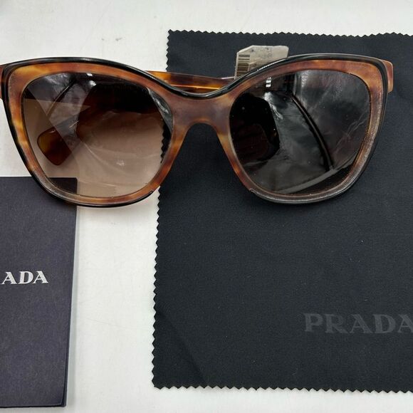 Women’s Prada retro tortoiseshell sunglasses made in Italy main image 5
